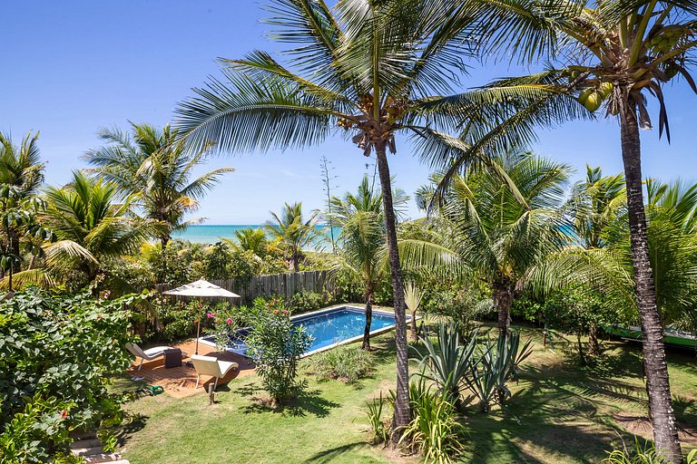 Bah068 - Front sea house with pool in Trancoso