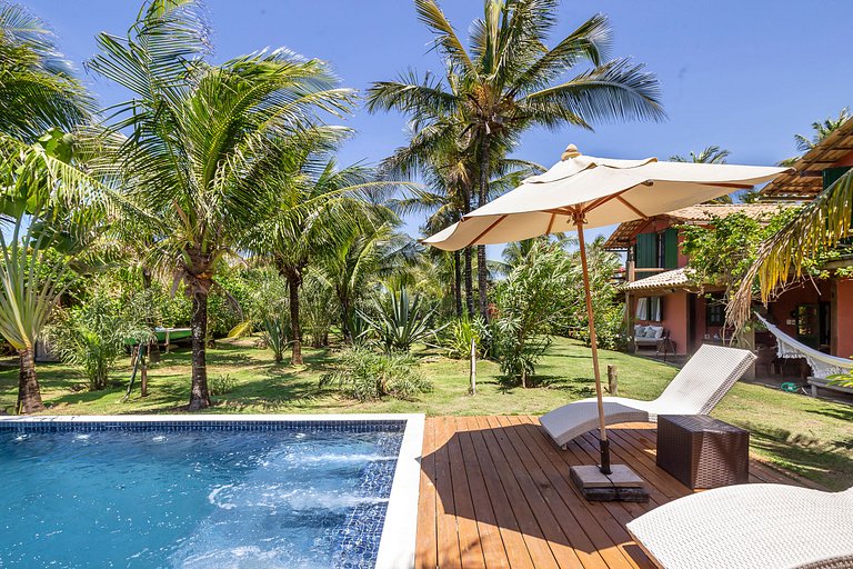 Bah068 - Front sea house with pool in Trancoso