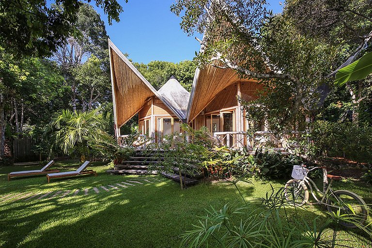 Bah135 - Hermosa villa de 3 cuartos con jardín en Trancoso