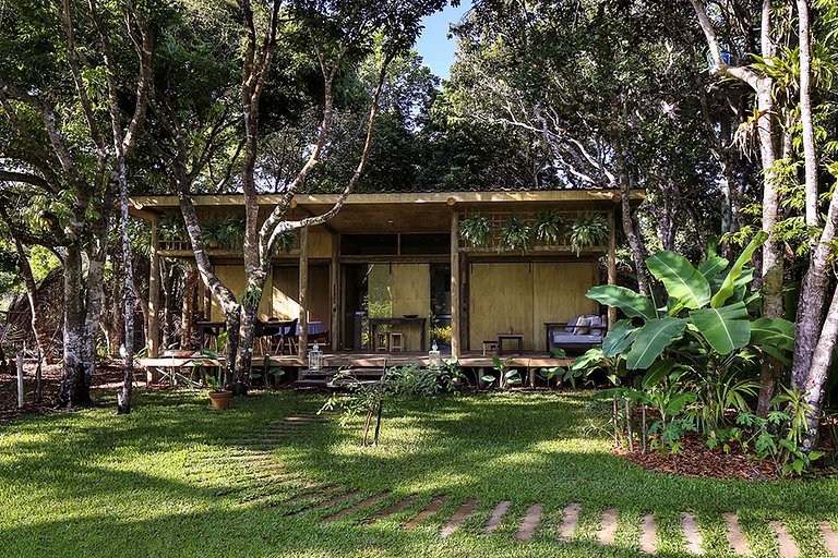 Bah135 - Hermosa villa de 3 cuartos con jardín en Trancoso