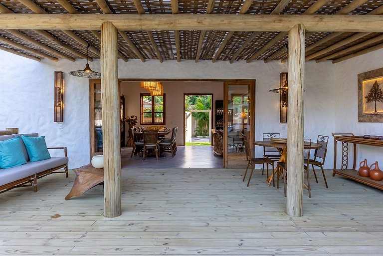 Bah192 - Charmosa casa com piscina e 4 suítes em Trancoso