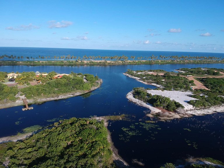 Bah430 - Oasis fabuloso de 5 suítes em condominio na Bahia