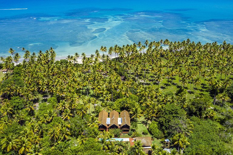 Bah502 - Encantadora villa de 5 dormitorios en Boipeba