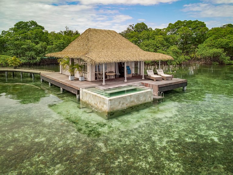 Pan015 - Cabane de luxe avec piscine privée à Bocas del Toro