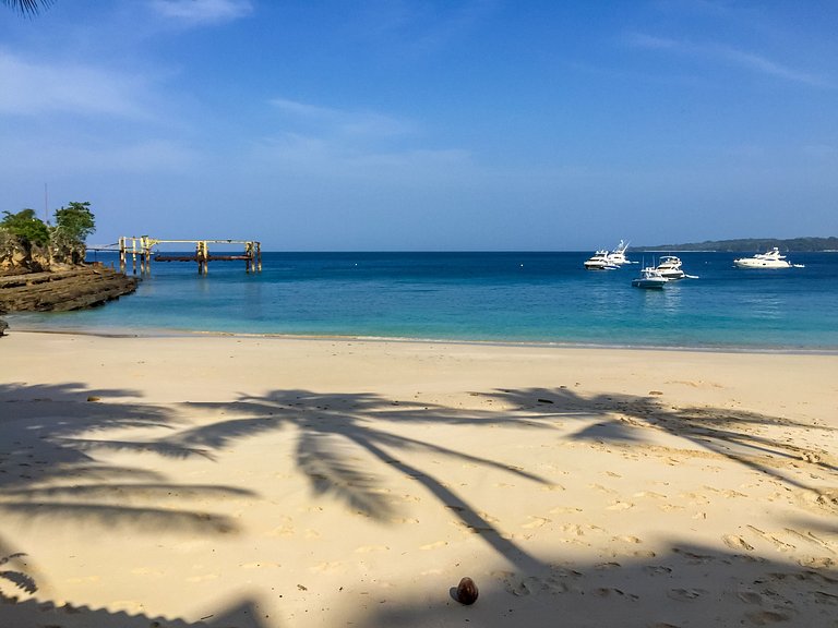 Pan039 - Beachfront villa with pool on Contadora Island