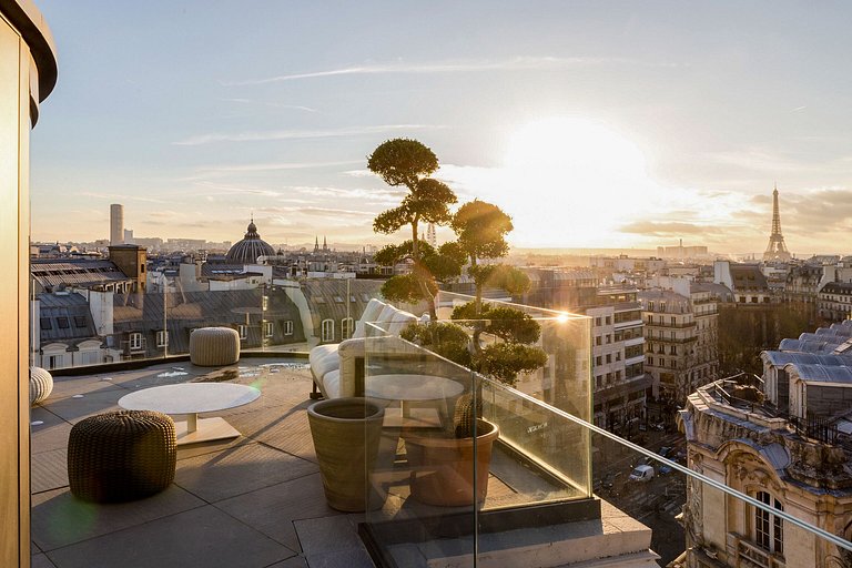 Par006 - Unique penthouse in Paris for rent