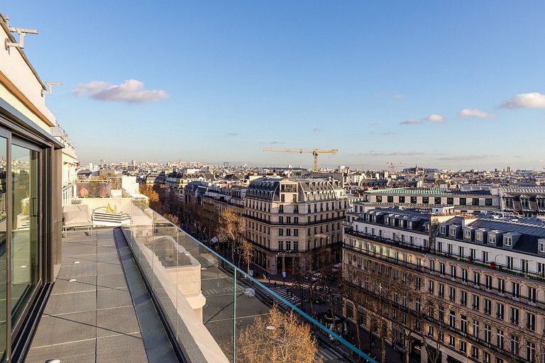 Par006 - Unique penthouse in Paris for rent