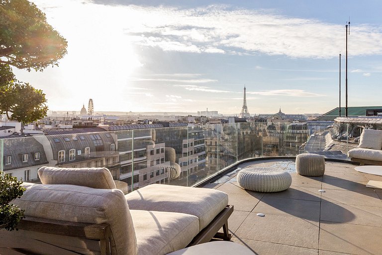 Par006 - Unique penthouse in Paris for rent