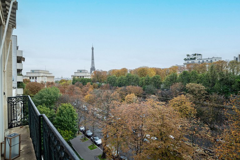 Par102 - Beautiful Haussmann-style apartment with an unobstr