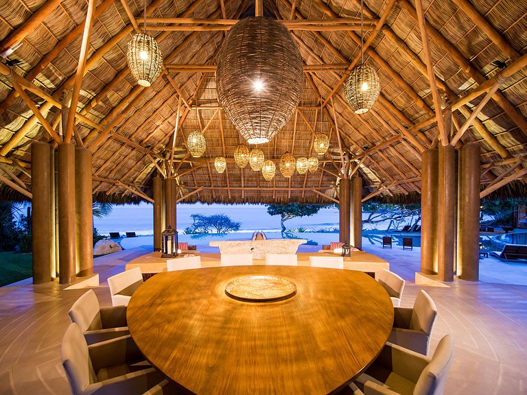 Ptm005 - Luxury wooded 6 bedroom villa in Punta Mita