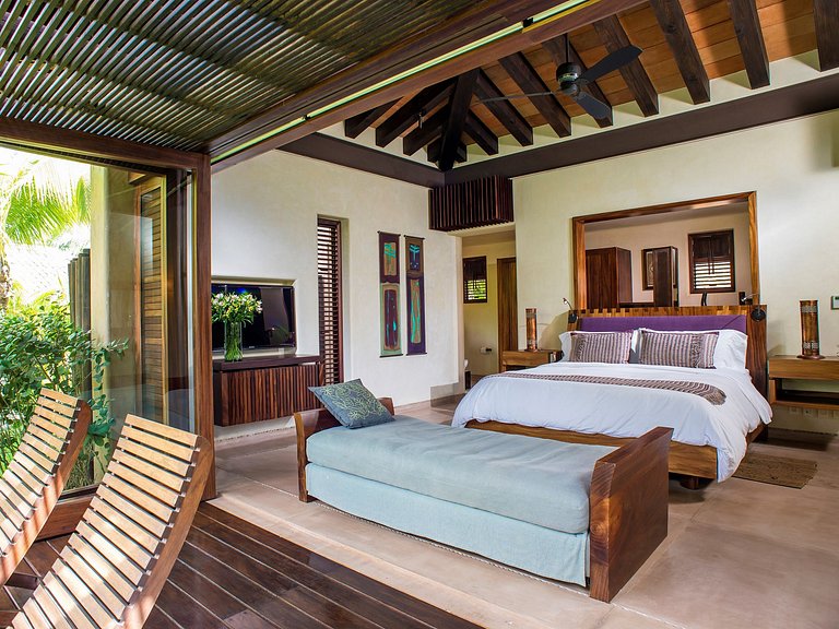 Ptm005 - Luxury wooded 6 bedroom villa in Punta Mita