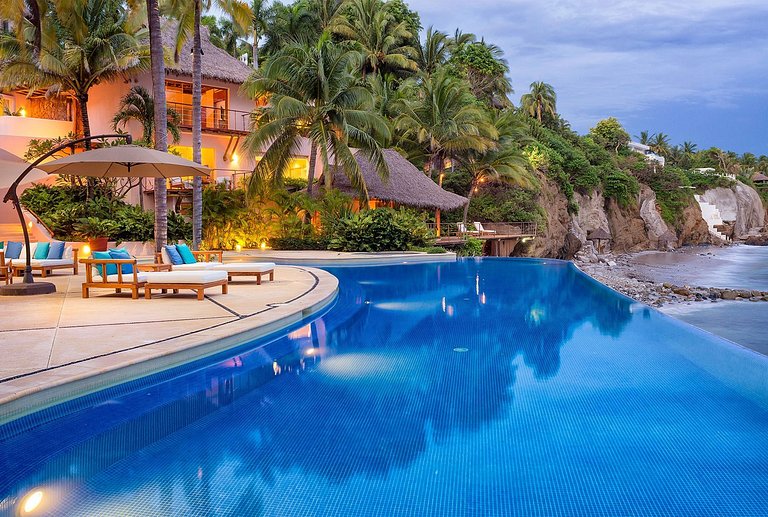 Ptm007 - Beautiful sea front villa in Punta Mita